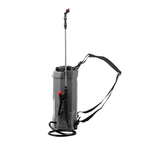 Опрыскиватель аккумуляторный ранцевой 12 л, 3.1 л/мин, батарея 12 В/8 Аг INTERTOOL DT-9012