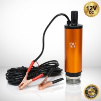 Насос електричний для перекачування дизельного палива 12V Матовий з крокодилами