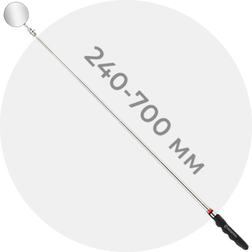Зеркало телескопическое инспекционное Ø50 мм, 240-700 мм INTERTOOL ET-1019