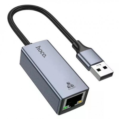 Сетевой адаптер HOCO UA37 USB Ethernet Adapter (1000 Mbps)