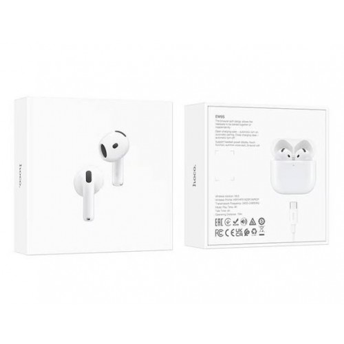 Наушники беспроводные Bluetooth HOCO EW95 вкладыши True wireless stereo headset Белые