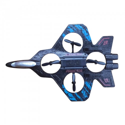 Радиоуправляемый самолет истребитель на пульте управления H36 4 пропеллера