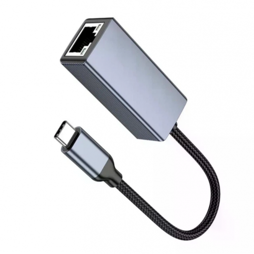 Сетевой адаптер HOCO UA37 Type-C Ethernet Adapter (1000 Mbps)