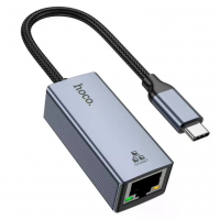 Мережевий адаптер HOCO UA37 Type-C Ethernet Adapter (1000 Mbps)