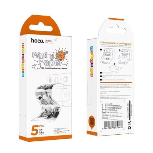 Фотобумага для детской камеры Hoco Print paper для children printing camera (5шт)