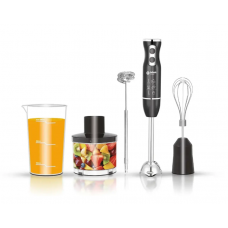 Блендер 5в1 с насадками, 2400Вт, 2 скорости, Bitek BT-328 / Ручной блендер с чашей