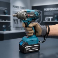 Гайковерт аккумуляторный безщеточный 2 АКБ Domotec 9500 + набор инструментов в кейсе