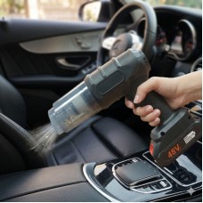 Автомобильный аккумуляторный пылесос Dust collector 1 аккумулятор Maxtop 9997 Черный