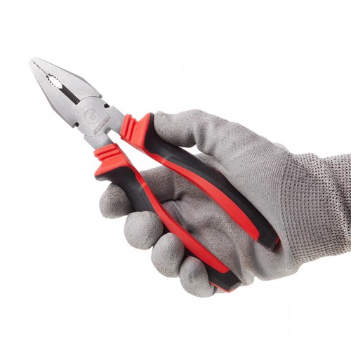 Плоскогубцы 200 мм, 40CrV, фосфатированные, полированные, STORM INTERTOOL NT-0120