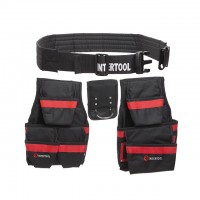 Сумка поясная слесарно-строительная, 18 карманов, полиэстер  INTERTOOL SP-1011