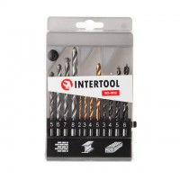 Набор сверл комбинированный, 12 шт. INTERTOOL SD-0112