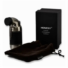 Газовая горелка Honest BCH 516 с пьезоподжигом до 1300°C, для пайки и разжига Черная