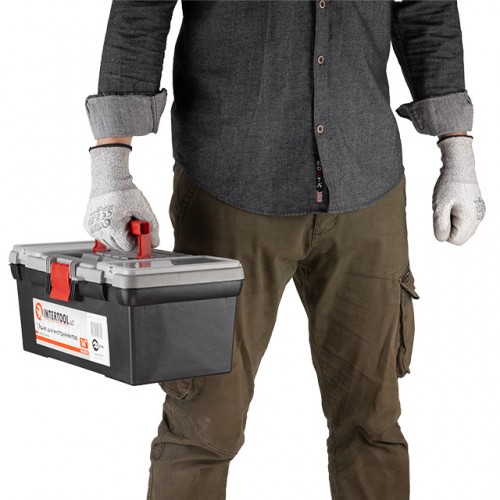Ящик для инструмента 16" 396 X 216 X 164 мм INTERTOOL BX-0016