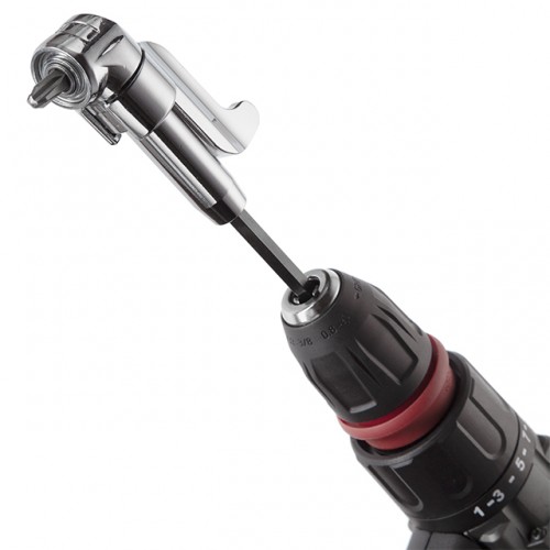 Угловой адаптер для отверточных насадок, 1/4", Cr-V INTERTOOL VT-0106
