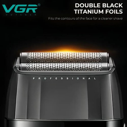 Электробритва шейвер VGR V-640S , двойное лезвие, 9000 RPM, LED​​​​​​​ дисплей