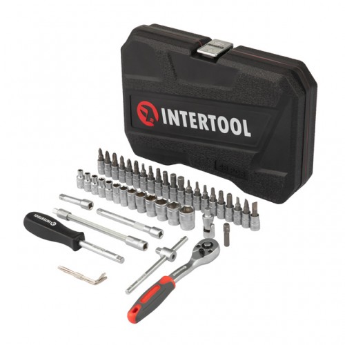 Набір інструментів 1/4" 48од INTERTOOL ET-9048 У кейсі