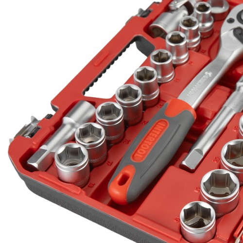 Набір інструментів 1/2" 21од INTERTOOL ET-9021 в кейсі