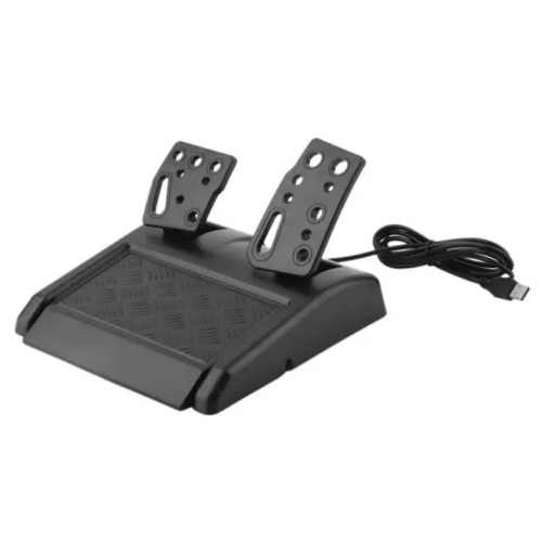 Руль игровой с педалями и коробкой передач для ноутбука пк ps2 ps3 pc usb vibration steering wheel гонки