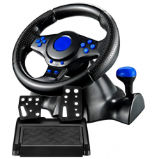 Ігрове кермо з педалями і коробкою передач для ноутбука пк ps2 ps3 pc usb vibration steering wheel гонки