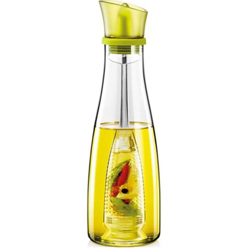 Скляний дозатор олії 500 мл, Simple Glass Oil Bottle / Диспенсер для олії та оцту / Пляшечка для олії