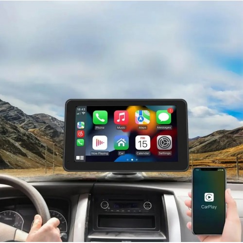 Монітор для автомобіля 7" з Carplay CJ-PTC 208 / Монітор для камери заднього виду / Автомобільний монітор