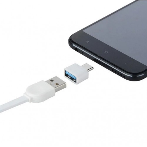 OTG перехідник USB Type-C USB адаптер / OTG адаптер Білий