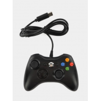 Джойстик PC360 у стилі XBOX провідний USB для комп'ютера Чорний