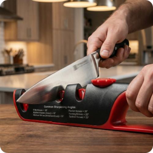 Точилка для ножів та ножиць STORM INTERTOOL HT-0553