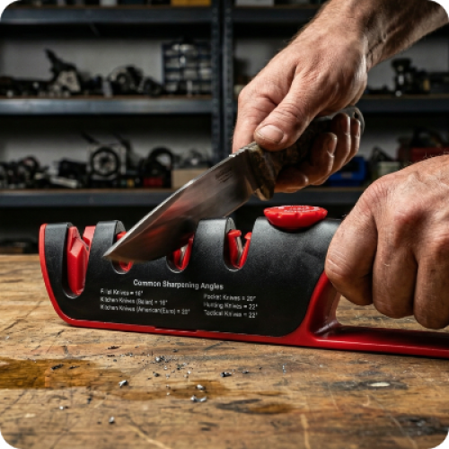 Точилка для ножів та ножиць STORM INTERTOOL HT-0553