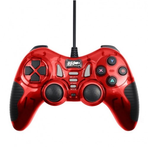Джойстик DJ-606 USB дротовий режим "Вібро" Червоний
