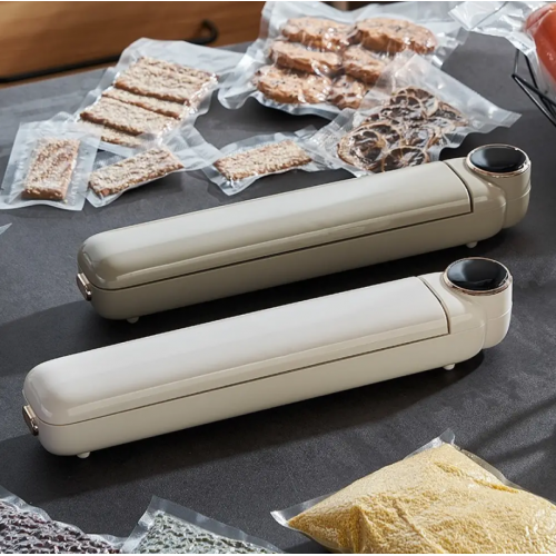 Вакуумний пакувальник харчових продуктів + 10 пакетів, Vacuum Sealer LS-801, Білий / Домашній вакууматор для їжі