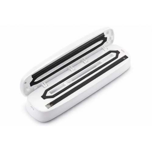 Вакуумний пакувальник для продуктів Vacuum Sealer MK-801 90Вт побутовий вакуумний + 10 пакетів Білий