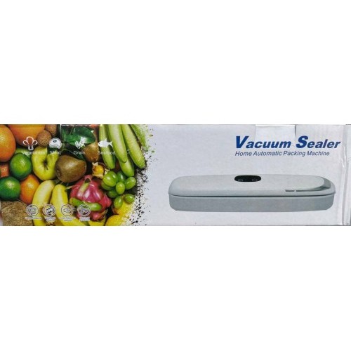 Вакуумний пакувальник для продуктів Vacuum Sealer MK-801 90Вт побутовий вакуумний + 10 пакетів Білий
