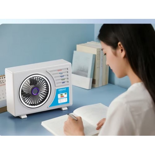 Портативний настільний акумуляторний вентилятор охолоджувач Air Conditioning Fan