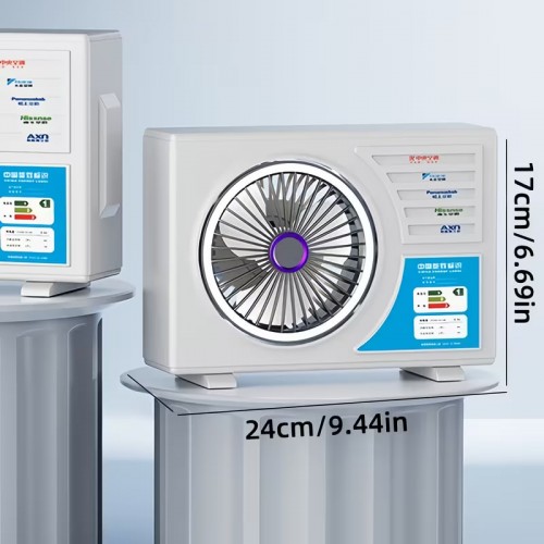 Портативний настільний акумуляторний вентилятор охолоджувач Air Conditioning Fan
