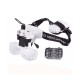 Бінокуляр Magnifier 9892C2 LED 1x-6x / бінокулярні окуляри зі збільшенням