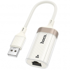 Мережевий адаптер USB to RJ45(LAN), 100 Мбіт/с, HOCO UA41 / Мережева карта / Інтернет адаптер