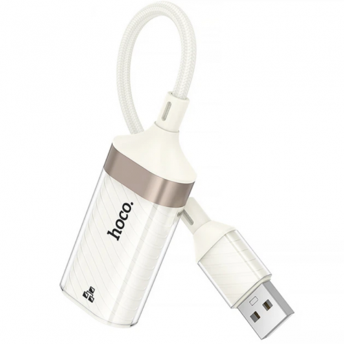 Мережевий адаптер USB to RJ45(LAN), 100 Мбіт/с, HOCO UA41 / Мережева карта / Інтернет адаптер