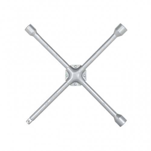 Ключ балонний хрестовий, укріплений, 1/2", 406×16 мм, 17×19×21 мм, INTERTOOL HT-1603