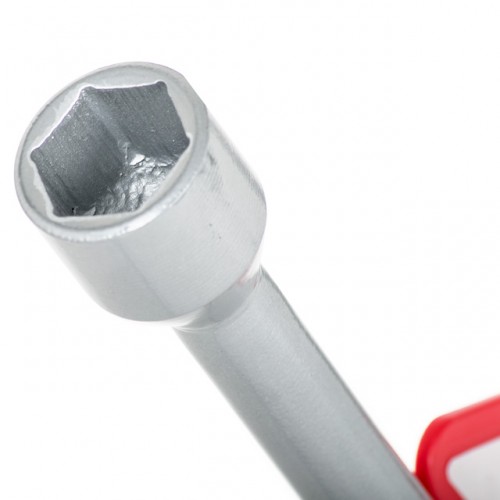 Ключ балонний хрестовий, укріплений, 1/2", 406×16 мм, 17×19×21 мм, INTERTOOL HT-1603