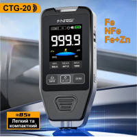Професійний товщиномір Fnirsi CTG-20 датчик вимірювання товщини покриття фарби