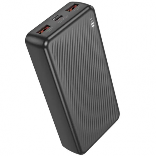 Зовнішній акумулятор Power bank Borofone J56A 20000 мАг 22.5 Вт швидка зарядка чорний