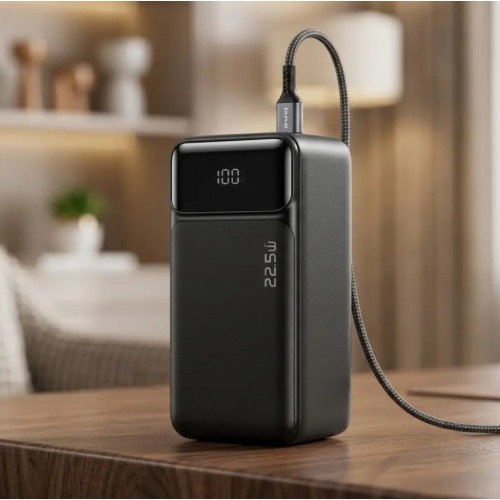 Зовнішній акумулятор Power bank AWEI PA106 50000 мАг 22.5 Вт швидка зарядка Чорний