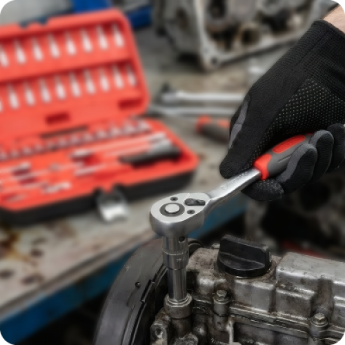 Рукоятка із храповим механізмом на 72 зуба 1/2" INTERTOOL ET-9003