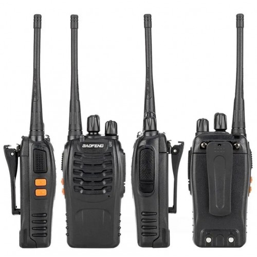 Рація Baofeng BF - 888S, 5Вт, 2800 мАг з кліпсою / Портативна радіостанція 2 шт