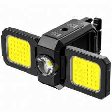 Акумуляторний LED ліхтар-брелок WJ 808 COB 1000LM USB Type-C з магнітом відкривачкою 5 режимів подвійний