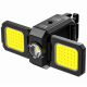 Акумуляторний LED ліхтар-брелок WJ 808 COB 1000LM USB Type-C з магнітом відкривачкою 5 режимів подвійний