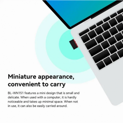 USB Wi-Fi адаптер LB-Link BL-WN151 бездротовий для комп'ютерів і ноутбуків