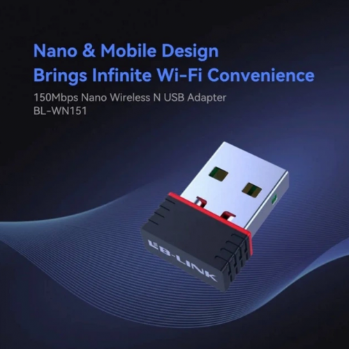 USB Wi-Fi адаптер LB-Link BL-WN151 бездротовий для комп'ютерів і ноутбуків