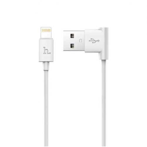Кабель для заряджання телефону HOCO UPL11 Lightning L Білий